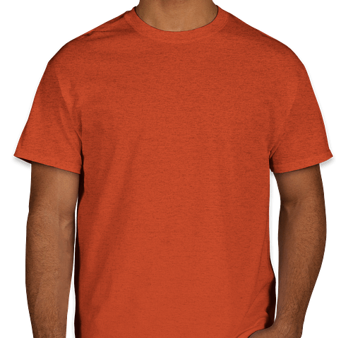 Gildan 100% Cotton T-shirt - Color: Antique Orange