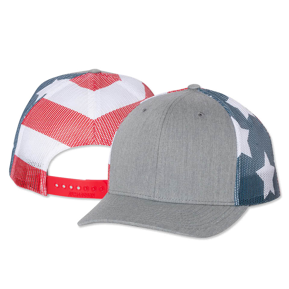 flag trucker hat