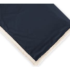 Field & Co.® Sherpa Blanket - Color: Navy