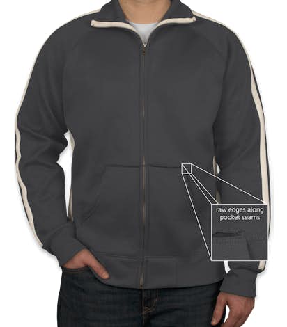 J. America Vintage Track Jacket - Graphite / White