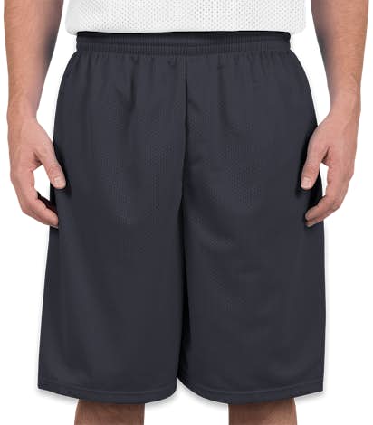 Teamwork Fadeaway Mesh Basketball Shorts - Navy