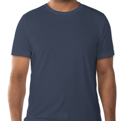 Bella + Canvas Tri-Blend T-shirt - Color: Solid Navy Tri-Blend