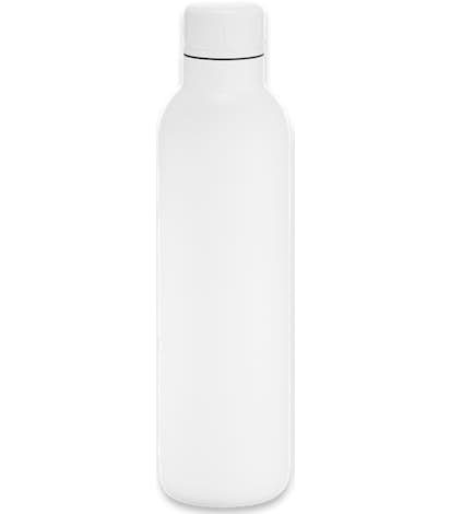 17 oz. Thor Matte Copper Vacuum Insulated Water Bottle - White