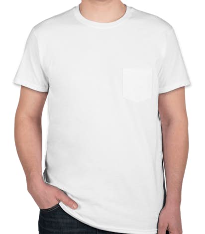 Hanes Pocket Nano-T - White