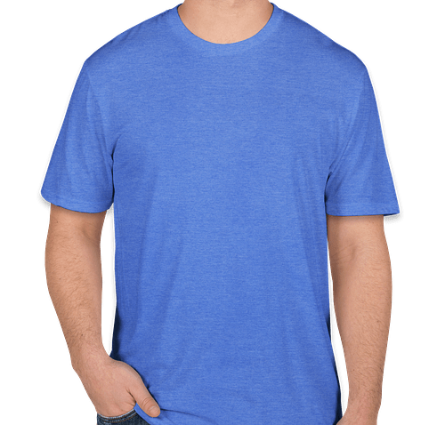 District Perfect Blend ® T-shirt - Color: Heathered Royal