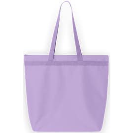 Large Recycled Poly Zippered Tote - Color: Lavender