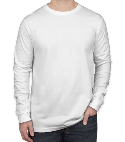 Bella + Canvas Long Sleeve Jersey T-shirt - White