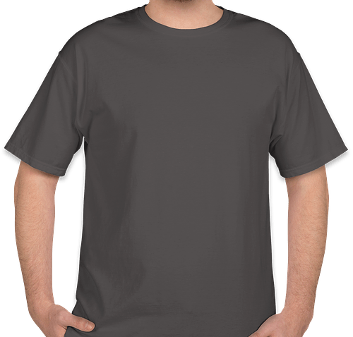 Hanes ComfortWash 100% Cotton T-shirt - Color: New Railroad Grey
