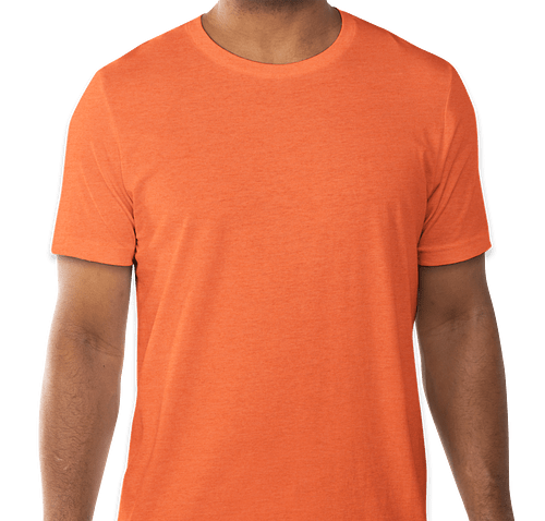 Bella + Canvas Jersey T-shirt - Color: Heather Orange
