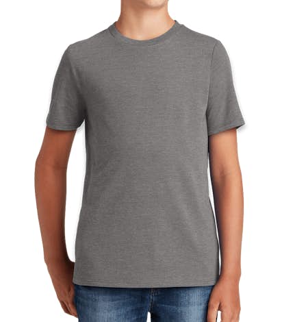 District Made Youth Relaxed Tri-Blend T-shirt - Grey Frost