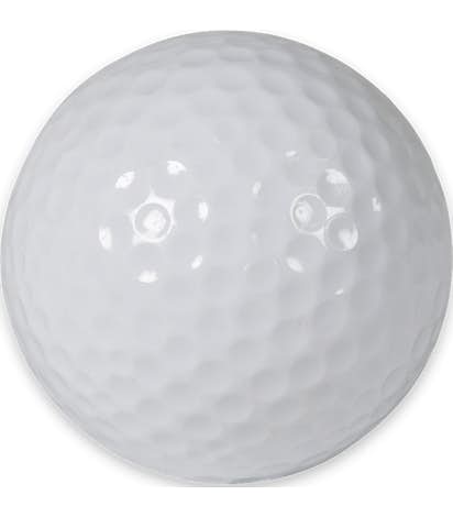 White Golf Ball - White
