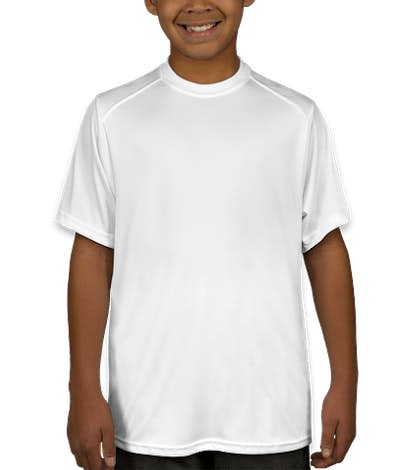 Badger Youth B-Dry Performance Shirt - White