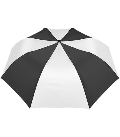 Vitronic Multi-Tone Auto Open Compact 44" Umbrella - Black / White