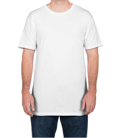 Bella + Canvas Urban Longer Length T-shirt - White