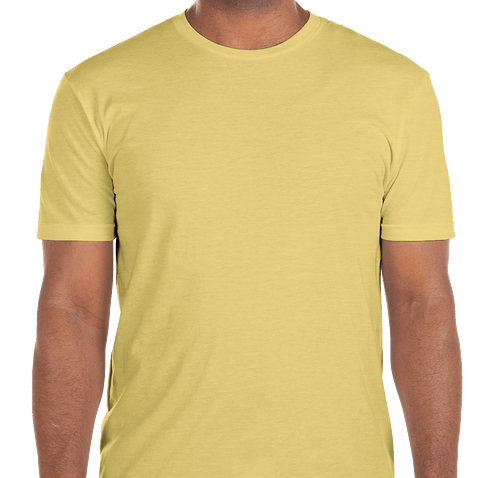 Next Level 60/40 T-shirt - Color: Banana Cream