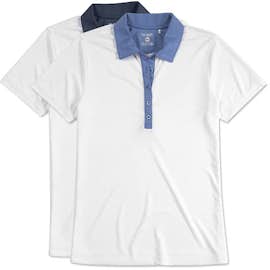 Clique by Cutter & Buck Women's Colorblock Performance Polo