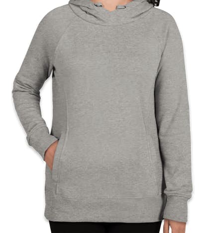Charles River Women's Hometown Hoodie - Heather Grey