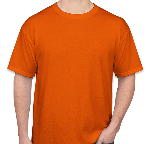 Gildan 50/50 T-shirt - Color: Orange