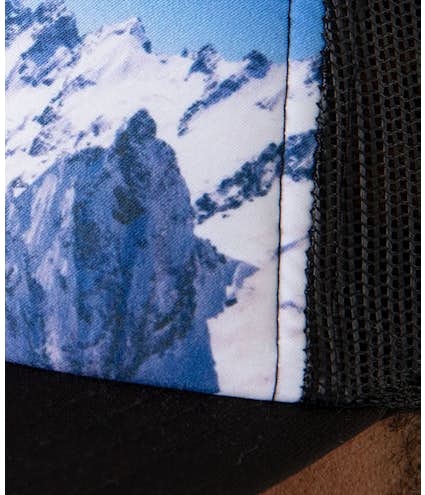 Port Authority Photo Real Snapback Trucker Hat - Other View: 4
