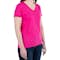 Canada - Fruit of the Loom Women's 100% Cotton V-Neck T-shirt - Other View: 1