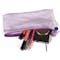Large Colored Canvas Pouch with Colored Zipper - Other View: 2