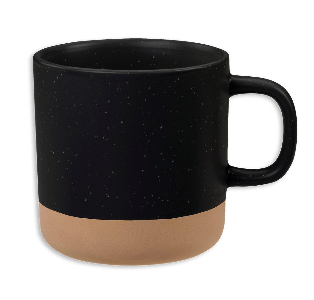 12 oz. Santos Ceramic Mug in Black