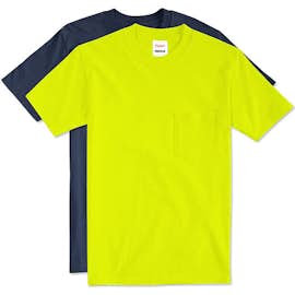 Hanes X-Temp Workwear Crewneck Pocket T-shirt