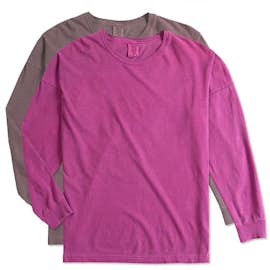 Comfort Colors Women's Drop Shoulder Long Sleeve T-Shirt