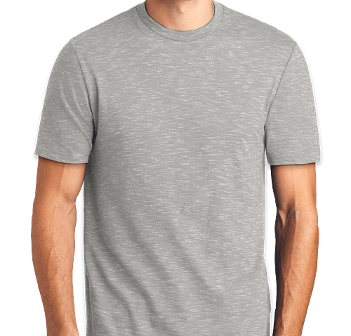 Download Custom District Women's Melange V-Neck T-shirt - Design ...