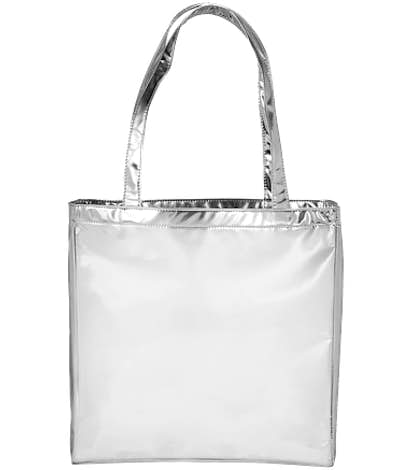 Runway Metallic Tote - Silver