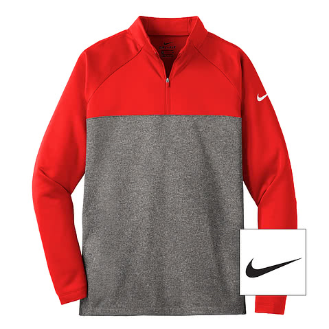 custom nike quarter zip