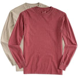 Comfort Colors 100% Cotton Long Sleeve T-Shirt - Embroidered