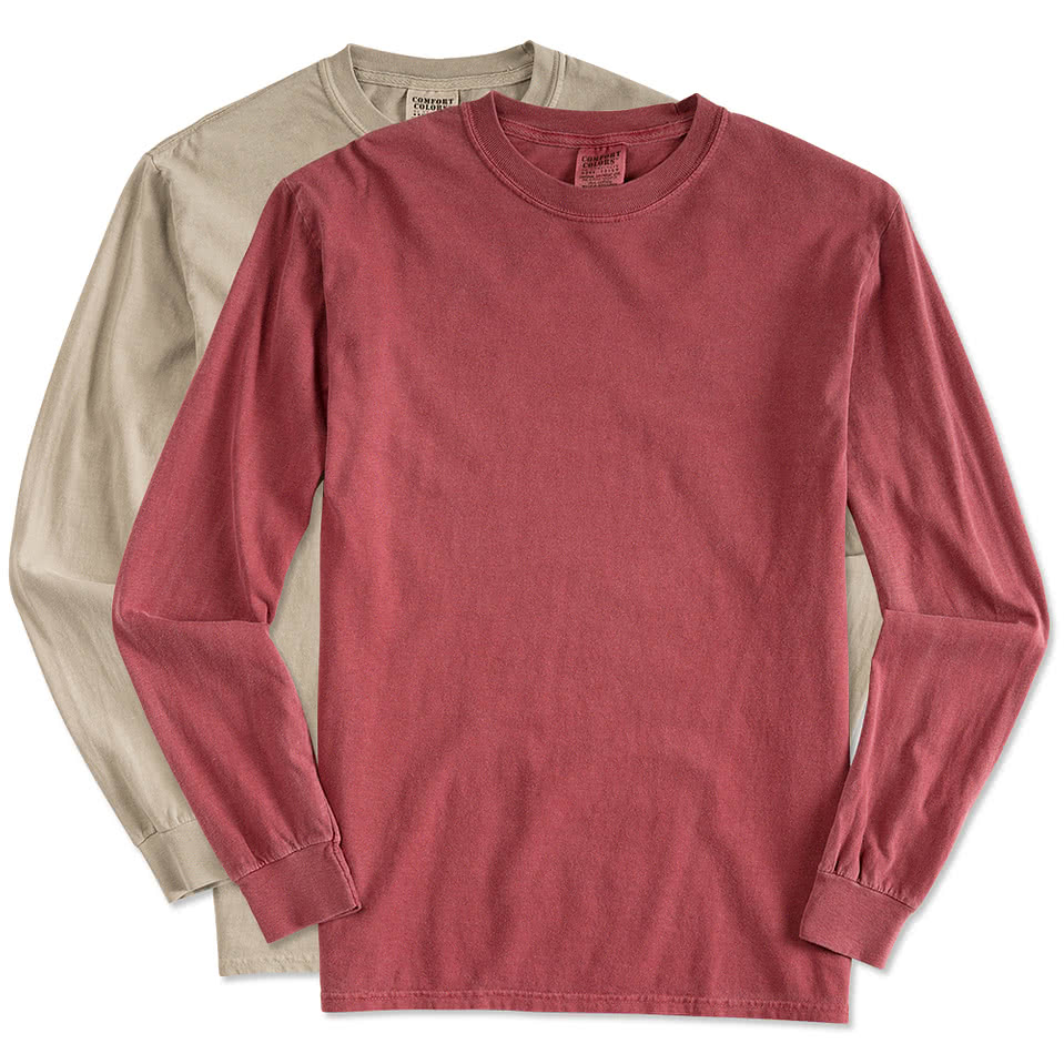 red comfort colors shirt