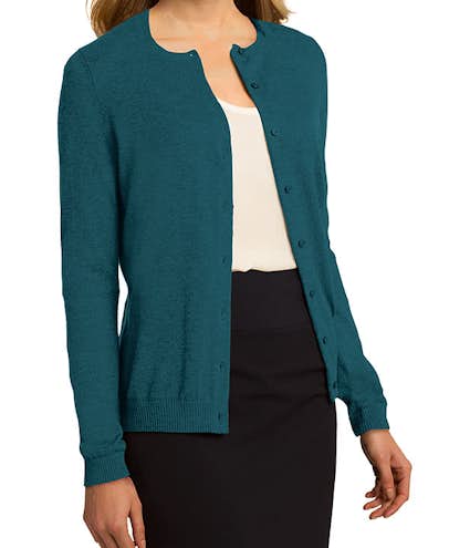 Port Authority Women's Full Button Cardigan Sweater - Other View: 1