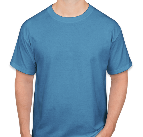 Hanes Tagless T-shirt - Color: Denim Blue