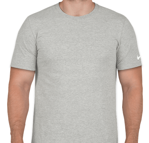 Nike 100% Cotton T-shirt - Color: Dark Grey Heather