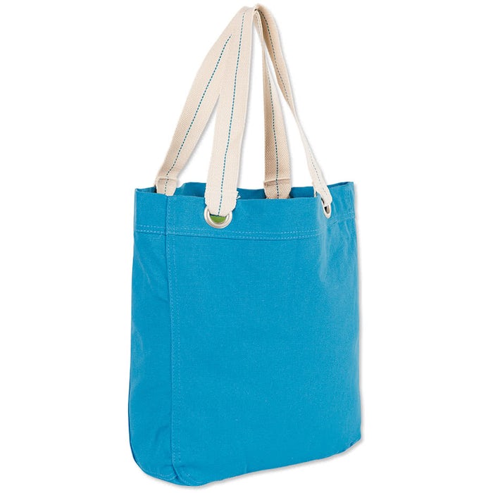 Port Authority Garment Washed Cotton Canvas Contrast Tote