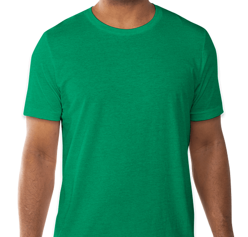 Bella + Canvas Jersey T-shirt - Color: Heather Grass Green