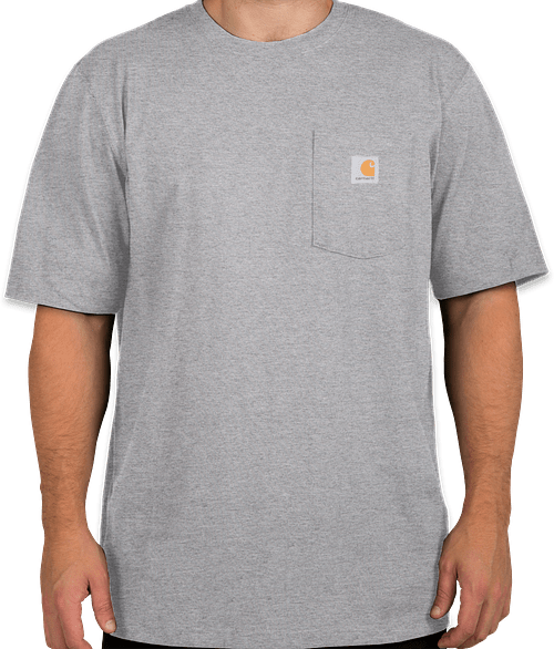 custom ink pocket tee