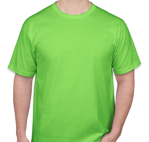Anvil Jersey T-shirt - Color: Neon Green