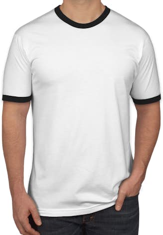 Download Design Custom Printed American Apparel Ringer T-Shirts ...