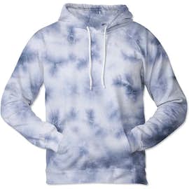 Royal Apparel USA-Made Cloud Tie-Dye Pullover Hoodie