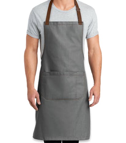 Port Authority Market Full-Length Apron - Ash Grey