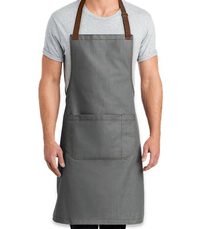 Port Authority Market Full-Length Apron - Ash Grey