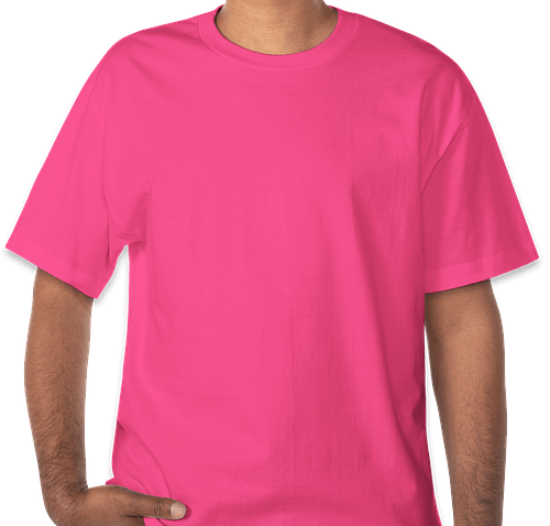 Hanes Beefy-T - Color: Wow Pink