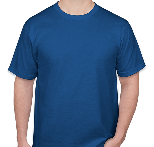 Anvil Jersey T-shirt - Color: Neon Blue