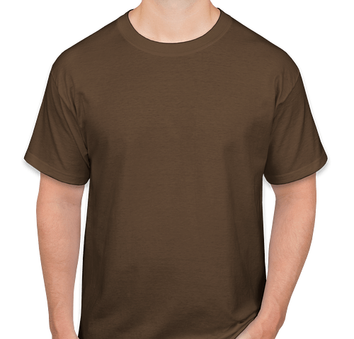 Hanes Tagless T-shirt - Color: Dark Chocolate