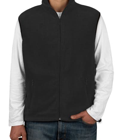 Harriton Fleece Vest - Black