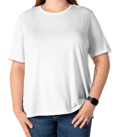 Bella + Canvas Women's Tri-Blend T-shirt - Solid White Tri-Blend