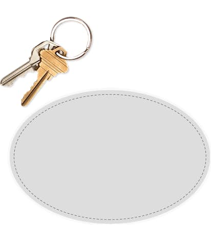 6 in. x 4 in. Oval Static Stick Window Cling - Clear